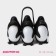 Penguin eggs stand, 12 × 15 × 13 cm, black color