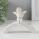 Polystone candlestick for 4 candles "Angel Prayer" D-1,2 cm 10.2x13.6x5 cm