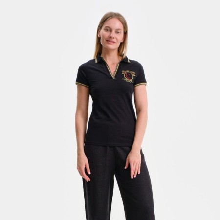 T -shirt female, black color, size 46 (l)
