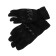 Motorcycle gloves with protective inserts, size xl, black