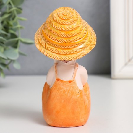 Souvenir Polystone "Boy/Girl with chicken" mix 7.5x4x4x11 cm-3