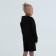 Hoods baby, black color, height 140
