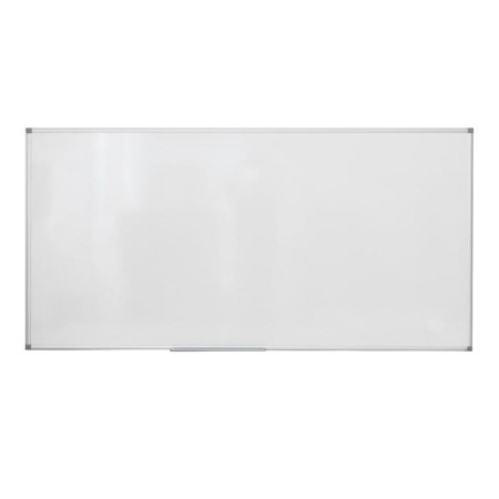 Magnetic-marker board 100x200 cm, calligrata standard, in an aluminum frame, with a shelf-1