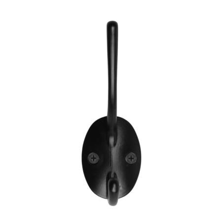 Hook furniture tundra TKD008, two -rod, black, 100 pcs-2
