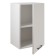 Hinged cabinet 400 Simple, 400x300x600, cashmere/white