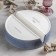 Form for baking from heat -resistant ceramics with divisions "sapphire", 1800 ml, d = 26 cm, blue color