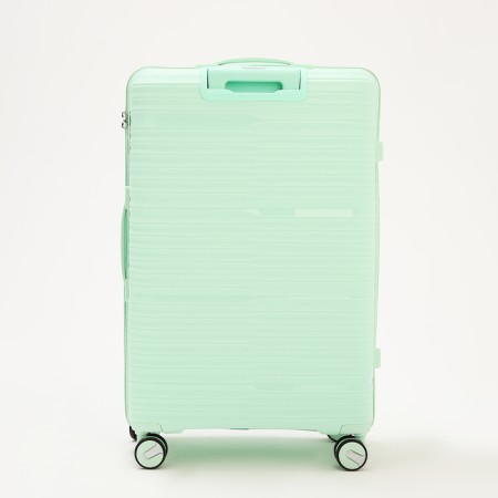 Big suitcase 28 ", lightning department, code castle, 4 wheels, mint color-5
