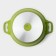 Trendy Style pan, 6 l, glass cover, anti -stick coating, green color
