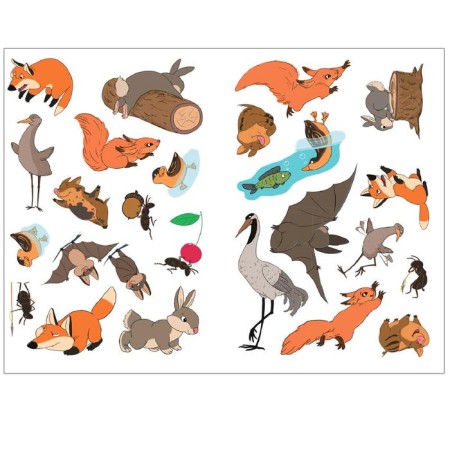 Forest animals. Summer-3