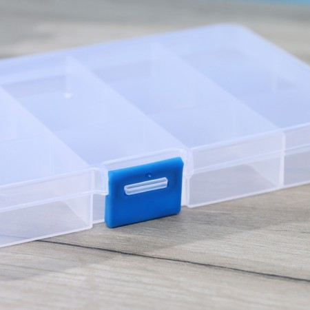 Ricco organizer for storage, 15 cells, 17.5 × 10 × 2 cm, white color-2