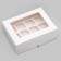Packaging for 12 cupcakes with a window, white, 32.5 x 25.5 x 10 cm