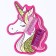 Invisible, 24 pieces, Minnie Mouse and Unicorn