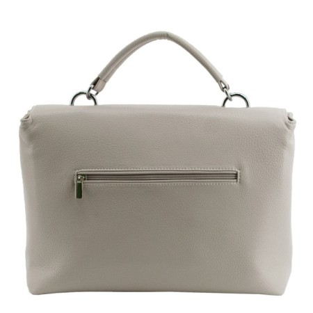 Female bag, artificial leather, white 34x9x27 cm-1