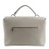 Female bag, artificial leather, white 34x9x27 cm