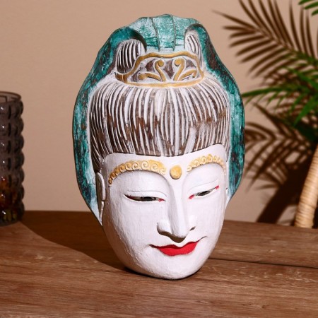 Souvenir "Head of Buddha" Albezia 37 cm