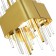 Suspended chandelier ST LUCE. SL1633.203.04. Olvera. 4x40 watts, E14, 20x20x37 cm, matte gold color