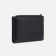 Women's wallet on the button, black color