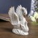 Souvenir Ceramics "White Swan with the baby" 10.5x9x4.5 cm