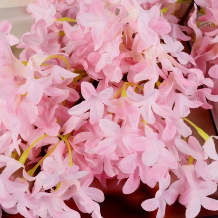 Artificial flowers "Lypical lilac" 3x95 cm, pink-1