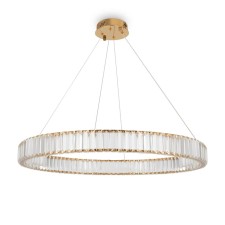 Подвесной светильник Freya FR5257PL-L32G Tier, 800х800х1500 мм, LED, 30Вт, 2400Лм, цвет латунь