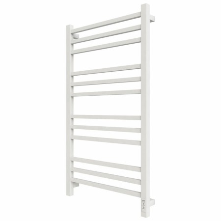 Electric heated towel rail Grois Alex, 500x1000 mm, 12 crossbars, lower, white