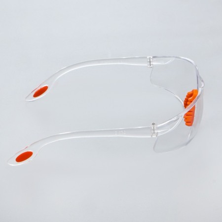 Open -type protective glasses transparent-2