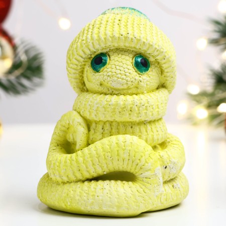 Figure "Snake in a hat" lemon, 8x6cm-1