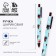 Automatic matte handle "Cat Frost", blue paste 0.7 mm