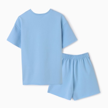 Set (T -shirt, shorts) Women's Minaku: Casual Collection, Blue Color, Size 42-10