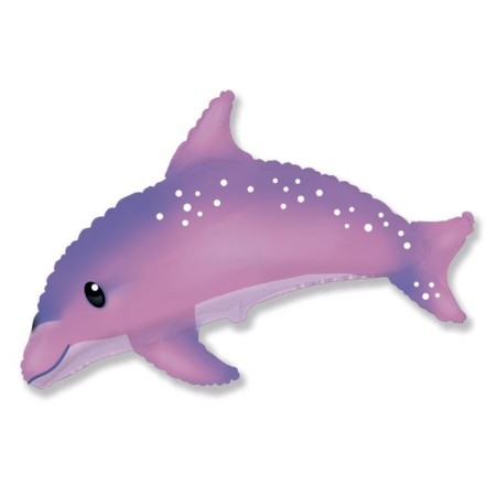 Foil ball 37 "Dolphin", figure, Fushe