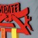 Moar "karate" red color, 28x12 cm