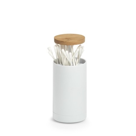Country for cotton wool sticks, size 6.5x11.5 cm, white color