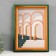 Photo frame Plastic format A4 "Stefania" Green with gold 4.4x26x34.5 cm
