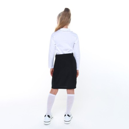 School blouse for a girl, white color, height 134-3