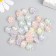 Busina Acryl with the undersized hole "Flower - middle" nr 30 pcs Color 0.5x1.2x1.2 cm 78926