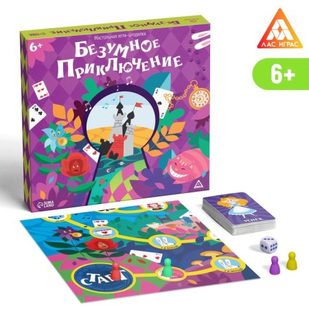 Board Broder Game "Crazy Adventure", 6+