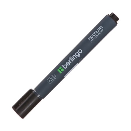 Permanent marker 3.0 mm Berlingo "Multiline PE300" Black, bullet-6