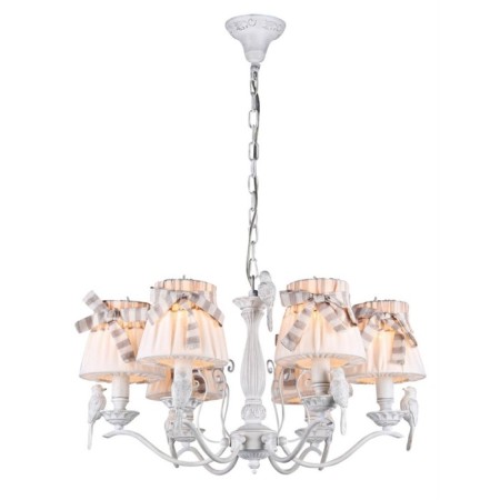 Maytoni ARM013-06-W, 6HE14, 40W, 61x61x87 cm, white antik color