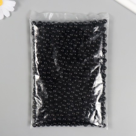 Set of beads "Pearls" d 8 mm, 250 gr, black-2