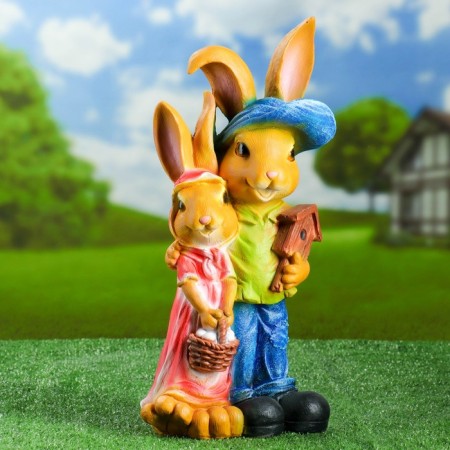 Garden figure "Bunnies" 11x23x48cm