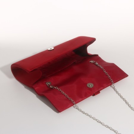 Bag-clate on magnet, burgundy color-5