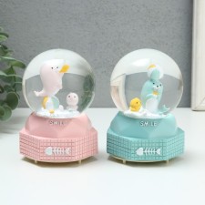 Souvenir Polystone Water Ballion Music, Light 