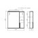 Mirror cabinet for bathroom domino Optima 65, with backlight, right glossy