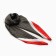 Women's scarf minku 70*70 cm, red
