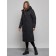 Coat insulated winter female, size 44, black color