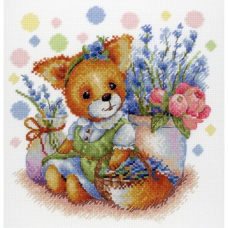 Set for embroidery "Lavender Dreams" 18 × 19 cm-3