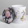 Set of boxes 5 in 1, gift packaging, Flowers, 13 x 14–19.5 x 22 cm