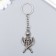 Trick Metal "Skeleton with sabers" silver 6.2x3 cm