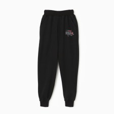 Sports pants for girls, black color, height 146 cm