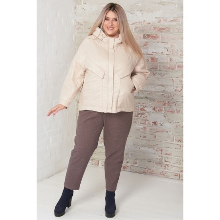 Women's jacket, size 60, beige color-1